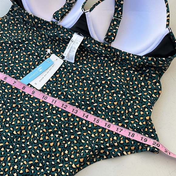 CUPSHE Leopard O-Ring One Piece Swimsuit (size 3X) - Picture 6 of 8